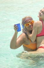 KYLIE JENNER in Bikini Celebrates Her 19th Birthday at a Beach in Turks & Caicos 10/08/2016