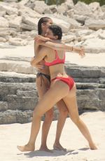 KYLIE JENNER in Bikini Celebrates Her 19th Birthday at a Beach in Turks & Caicos 10/08/2016