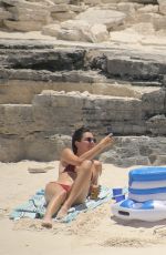 KYLIE JENNER in Bikini Celebrates Her 19th Birthday at a Beach in Turks & Caicos 10/08/2016