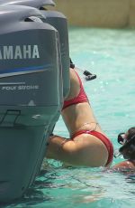 KYLIE JENNER in Bikini Celebrates Her 19th Birthday at a Beach in Turks & Caicos 10/08/2016