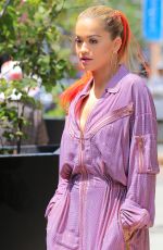 RITA ORA Leaves Her Apartment in New York 08/05/2016