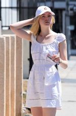 ELLE FANNING Leaves Her House in Los Angeles 08/29/2016