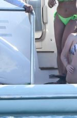IGGY AZALEA in Bikini at a Yacht in Mexico 08/28/2016