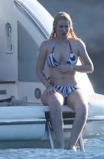 IGGY AZALEA in Bikini at a Yacht in Mexico 08/28/2016