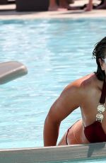 IMOGEN THOMAS in Bikini at a Pool in Las Vegas 08/23/2016
