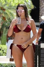 IMOGEN THOMAS in Bikini at a Pool in Las Vegas 08/23/2016