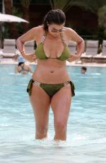 IMOGEN THOMAS in Bikini at a Pool in Las Vegas 08/30/2016