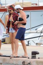 IRINA SHAYK and Bradley Cooper Out in Sardinia 08/01/2016