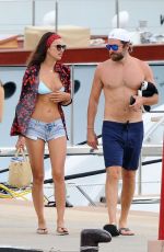 IRINA SHAYK and Bradley Cooper Out in Sardinia 08/01/2016