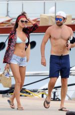 IRINA SHAYK and Bradley Cooper Out in Sardinia 08/01/2016