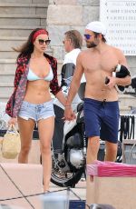 IRINA SHAYK and Bradley Cooper Out in Sardinia 08/01/2016