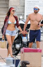 IRINA SHAYK and Bradley Cooper Out in Sardinia 08/01/2016