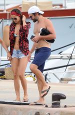 IRINA SHAYK and Bradley Cooper Out in Sardinia 08/01/2016
