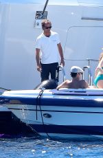 ISLA FISHER in Bikini at a Boat in The Islands of Lerins 08/06/2016