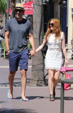 ISLA FISHER Out and About in Juan-Les-Pins 08/05/2016