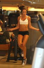 IZABEL GOULART in Shorts and Tank Top at a Gym in Rio De Janeiro 08/20/2016