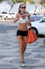 IZABEL GOULART in Shorts and Tank Top at a Gym in Rio De Janeiro 08/20/2016