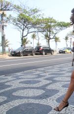 IZABEL GOULART Leaves Her Hotel in Rio De Janeiro 08/04/2016