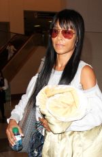 JADA PINKETT SMITH at LAX Airport in Los Angeles 08/25/2016