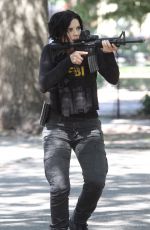 JAIMIE ALEXANDER on the Set of 
