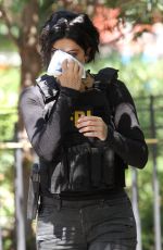 JAIMIE ALEXANDER on the Set of 