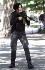 JAIMIE ALEXANDER on the Set of 