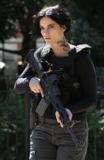 JAIMIE ALEXANDER on the Set of 