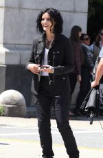 JAIMIE ALEXANDER on the Set of 