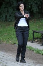 JAIMIE ALEXANDER on the Set of 