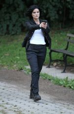 JAIMIE ALEXANDER on the Set of 