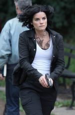 JAIMIE ALEXANDER on the Set of 
