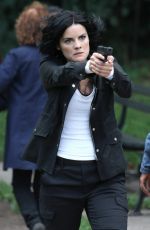 JAIMIE ALEXANDER on the Set of 
