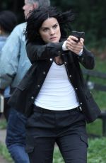 JAIMIE ALEXANDER on the Set of 