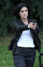 JAIMIE ALEXANDER on the Set of 
