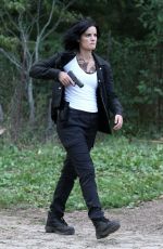JAIMIE ALEXANDER on the Set of 