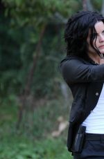JAIMIE ALEXANDER on the Set of 