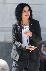JAIMIE ALEXANDER on the Set of 