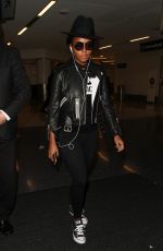 JANELLE MONAE at LAX Airport in Los Angeles 08/23/2016