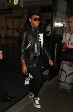JANELLE MONAE at LAX Airport in Los Angeles 08/23/2016