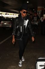 JANELLE MONAE at LAX Airport in Los Angeles 08/23/2016