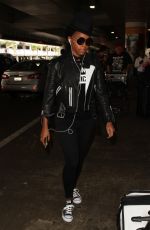 JANELLE MONAE at LAX Airport in Los Angeles 08/23/2016