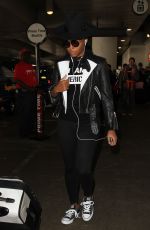 JANELLE MONAE at LAX Airport in Los Angeles 08/23/2016