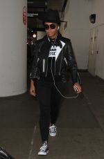 JANELLE MONAE at LAX Airport in Los Angeles 08/23/2016