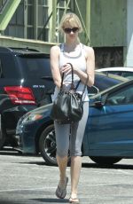 JANUARY JONES Out in West Hollywood 08/01/2016