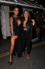 JEMMA LUCY and ASHLEIGH DEFFTY at Viper Room in London 08/14/2016