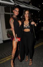 JEMMA LUCY and ASHLEIGH DEFFTY at Viper Room in London 08/14/2016