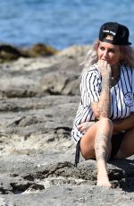 JEMMA LUCY at a Beach in Ibiza 07/31/2016