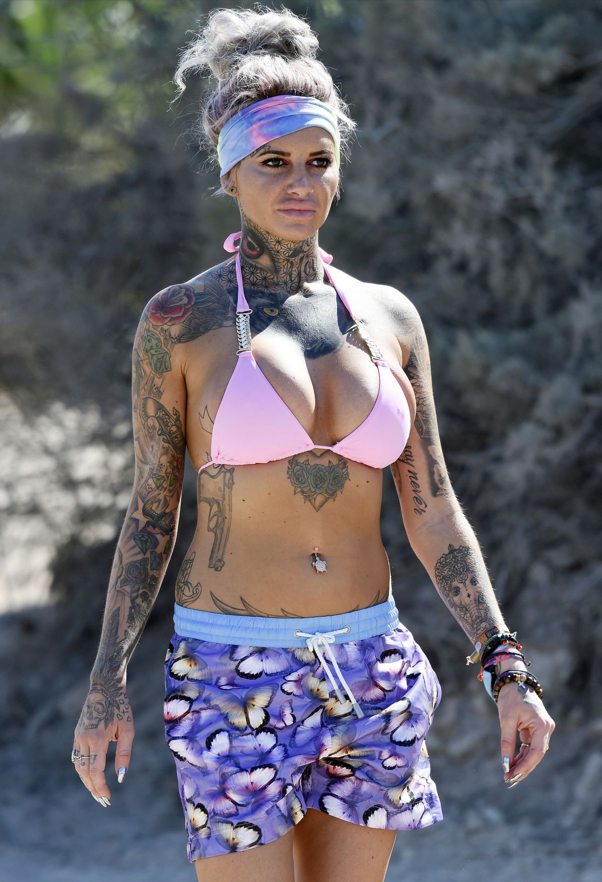 Jemma Lucy In Bikini Top At A Beach In Ibiza Hawtcelebs