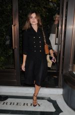 JENNA LOUISE COLEMAN Arrives at My Burberry Black Launch Event in London 08/22/2016