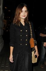 JENNA LOUISE COLEMAN Arrives at My Burberry Black Launch Event in London 08/22/2016